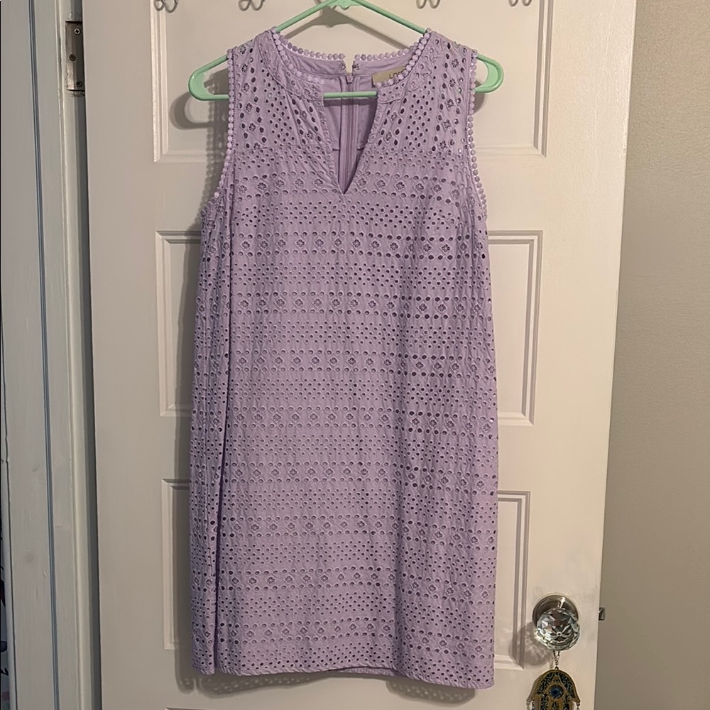 BNWOT Loft shift dress in purple - size 4
